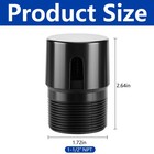 2 Pcs 1-1 2 Inch Npt Abs In Line Vent  Rv Plumbing Valve 1 5 Inches  2