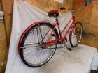 1964 Schwinn Co-ed 2-speed Vintage Bicycle Breeze Collegiate Racer Hollywood Red