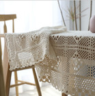 Vintage Handmade Crochet Lace Tablecloth  No Damage  Classic Elegance