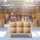 Heavy Duty Planks Cart Trolley Steel Panel Truck Trolley With 4 Wheels 1000 Lbs
