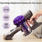 21 6v 6000mah Lithium V6 Replacement Battery Compatible With Dyson   Pre-filter