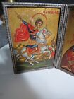 Folding Russian Icon Silver Case