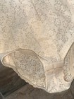 Vintage Sears All-in-one Bra Corselette 34b Beige Floral Lace Bodysuit Nwot