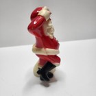 Santa Claus With Toy Sack 1978 Cake Topper Christmas Plastic Vintage 5 5  