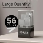 56 Metal Collar Stays For Men s Dress Shirts     Premium Stainless Steel Collar   
