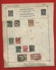 British Possession Rhodesia North South Africa Early Stamp Album Page 18 Stamps