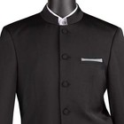 Big   Tall Men s Black 5-button Classic-fit Tuxedo W  Banded Collar Nwt