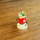 Wee Forest Folk Holly Mouse M-087  red Coat  Retired Mint Condition With Box