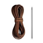 10 Yards Flat Genuine Leather Cord  4mm Leather Strips For Crafts  Full Grain