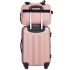 Travelers Club Midtown Hardside 4-piece Luggage Travel Set  Rose Gold