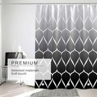 Tikabc Black Shower Curtain Liner  4g Peva Shower Liner   Assorted Colors 