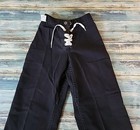 Century Pants Adult Small Size 3 Martial Arts Black Uniform Lace Up Elastic Usa