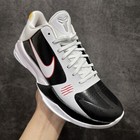 New Nk Zoom Kobe Zk5  bruce Lee  White Black Cd4991-101 Athletic Shoes Authentic