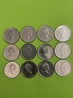 Free Offer Inside        1999 Canadian  Millennium Quarters 12 Coin Set