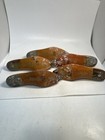 Shoe Factory Forms Wood   Metal Approx  1960 s  All Size 4 1 2 D--- Lot Of 5