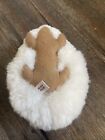 Alpaca Wool Guinea Pig White Plush Toy Peru Stuffed Animal Lovey 8    Soft