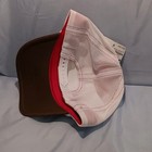 Case Tractor Mesh Snapback Hat Red Brown White