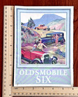 1920 s Oldsmobile Six Color Fold Out Dealer Brochure From Canada  7 Models