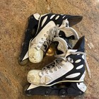 Vintage Nike Zoom Air Hockey Inline Skates Mens Us 9 Roller Blades Black White