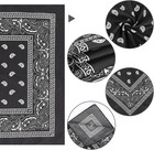 16 Pcs Bandanas Multi-purpose Bandana Headbands Party Outdoor Head Scarf 22x22 I