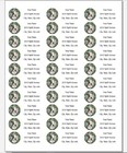 150 Pitbull Terrier Stained Glass Mailing Return Address Labels Personalized