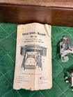 Early 1900   s Heavy Duty Vintage Singer 66 Sewing Machine Gold Black W  Motor