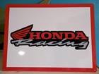 Honda Racing Metal Sign Motor Cycle Mechanic Garage Advertising 9x12 50056 