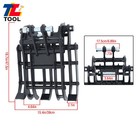 0 8 T -1 5 T Mini Excavator Attachment Grapple Wide Opening Grabber Attachment