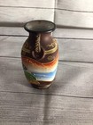 Japanese Satsuma Style Hand Painted Vase Made In Japan