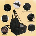 Dog Car Seat  Foldable Dog Car Booster Seat Waterproof Breathable Oxford Travel