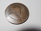 1909 Canadian Large Cent In Weak Condition  Still Good Coin 