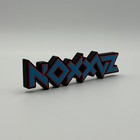 Zaxxon Sega Arcade Video Game Logo Emblem Badge Collectible Retro Blue Red