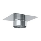 14  Diameter  Single Wall Grease Duct  Fan Plate Adapter - End