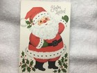Vtg Hallmark Christmas Greeting Card Cute Santa Invitation Unused