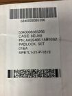 10 Keyed Alike Lock 5340-00-838-5266 Aa 59486-1ab10s2 Padlock Set Chain