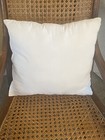 Vintage Hand Embroidered Nursery Baby Boy Bear Pillow