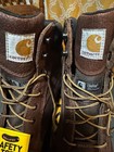 Carhartt Work Boot Safety Toe Insulated Brown Leather Size Unknown