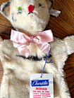 Mohair Kitty Cat Hand Puppet By Character Novelty With Tag - So Cute - B17