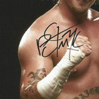 Cm Punk Autographed 8x10 Wwe Ecw Promo Photo Signed Black Sharpie Wrestling