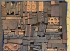 Alphabets Letterpress Wood Type Variety Sizes  Mixed Punctuation 100    Mw65