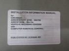 Cincinnati Arrow 500 750 Erm Cnc Installation Information Manual 91203696-001