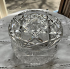 American Brilliant Cut Glass Dresser Box   Appears To Be Maple City Seminole