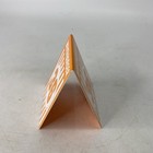 Whataburger Table Tent  36 Orange White Formed Plastic 2 Sided Restaurant Sign