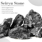 10 Pcs 2 24 1 Inch Natural Seiryu Stone Small Aquarium Rock Aquascape Decor