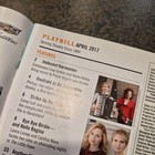 Groundhog Day The Musical  Broadway Playbill  Opening Night  Andy Karl