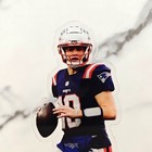 Drake Maye Standee - Patriots Man Cave Display Fans Memorabilia   Collectible
