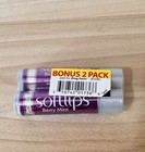 Softlips Berry Mint Lip Balm 2 Pack  Sunscreen Spf 15 Intense Moisture Sealed