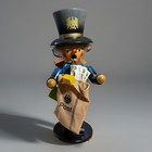 Vintage Steinbach German Postman Smoker 10 5    Wood Incense Burner Mailman