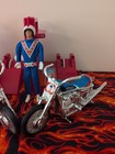 Evel Knievel Robbie Knievel Chrome Stunt Cycle Sets mint 
