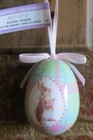 Ashland  Easter Egg Plaid Full Easter Bunny Ornament